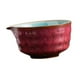 thumbnail image 5 of Cuenco de cerámica para matcha, vajilla decorativa, accesorios de regalo portátiles, fácil de limpiar con Rojo, 5 of 9