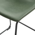 thumbnail image 6 of River Street Designs Faux Leather Bar Stool, Green, Set of 2, 6 of 10