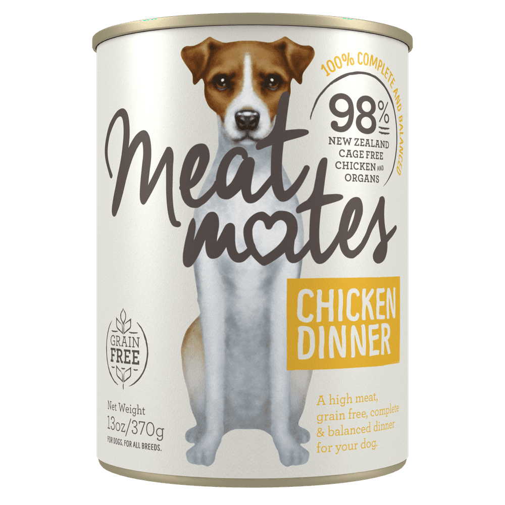 Meat Mates Chicken GrainFree Canned Dog Food Dinner, Case of 12 (13 oz