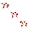 thumbnail image 3 of Yuarrent 6 piezas al aire libre árbol de Navidad estrella decoración Patio año nuevo fiesta de cumpleaños banquete adorno colgante rojo Type1 NO1 Yuarrent CBP484081, 3 of 6