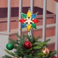 thumbnail image 2 of Étoile multicolore pour cime de sapin de Noël Holiday Time à DEL éclairée de 8 pouces, argent, 2 of 4
