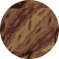 thumbnail image 1 of Ahgly Company Indoor Round Animal Orange Modern Area Rugs, 3' Round, 1 of 4