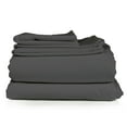 thumbnail image 6 of HIGH THREAD COUNT 1800 EGYPTIAN COTTON & BAMBOO SATIN SOFT SHEET DEEP POCKETS, 6 of 8