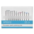 thumbnail image 1 of Kit de 12 piezas de pulido de dientes de porcelana, pieza de mano dental, cabezal de pulido para blanqueamiento dental, 1 of 14