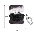 thumbnail image 3 of Cuerda de secado de ropa de Nylon a prueba de viento Macarena Tendedero portátil negro, 3 of 8