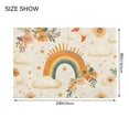 thumbnail image 4 of Yayeee Bath Rug for Bathroom Floor Non Slip Rectangle Fluffy Soft Absorbent Mat, 16"x24", Retro Rainbow, 4 of 7