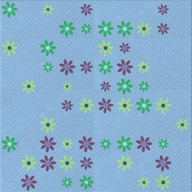 Ahgly Company Tapis d'Intérieur Lavable en Machine Carré Transitionnel Bleu Iceberg, 5 Pieds Carré