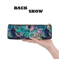 thumbnail image 3 of Xecao Watercolor Mandala Print Leather Pencil Case -Stationery Bag Pen Holder for Work & Office, 3 of 5