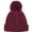 Burgundy, variant on Beechfield® Unsiex Adults Cable Knit Melange Beanie