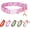 Rainbow, variant on Cute Dog Collar Beige Flower Pattern for Boys and Girls Holiday Dog Collars Summer Fall Gift Adjustable for Small to Medium Breed Dogs (XS)