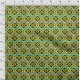 thumbnail image 4 of oneOoneCottonPoplinLimeFabricAfricanDiyClothingQuiltingFabricPrintFabricByYard56InchWide, 4 of 4