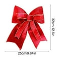 thumbnail image 3 of Hometravel Christmas Plush Bow Decor, Decorative Ribbon for Tree Wreath and Door, Festive Party Atmosphere Props for Indoor, Outdoor Holiday Decoration, 3 of 6