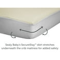 thumbnail image 4 of Sealy Allergy Protection Crib Mattress Pad with Organic Cotton Top, Waterproof Baby/Toddler Mattress Protector, 4 of 7