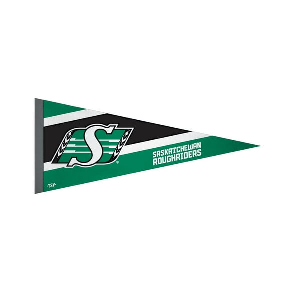 The Sports Vault Saskatchewan Roughriders Fanion de Collection 32 pouces x 12 pouces