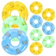 thumbnail image 4 of 10 Uds. De muñecas, anillo de natación, Mini anillos de natación, juguetes inflables, juguetes para Baby Shower, patrón de Color aleatorio, 4 of 7