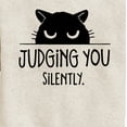 thumbnail image 3 of Instant Message - Judging You - Toddler And Youth Crewneck Fleece Sweatshirt, 3 of 6
