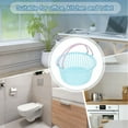 thumbnail image 3 of FESTFENDS 2Pack Plastic Shopping Basket Sky Blue Compact Organizer for Home Decor, 3 of 8