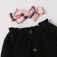 thumbnail image 5 of Baby Girl Clothes Infant Girl Outfit Ruffle Sleeve Shirt and Pant Set Fall Winter Clothing for Girl, 5 of 8