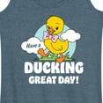 thumbnail image 3 of Instant Message - Ducking Great Day  - Women's Racerback Tank Top, 3 of 6