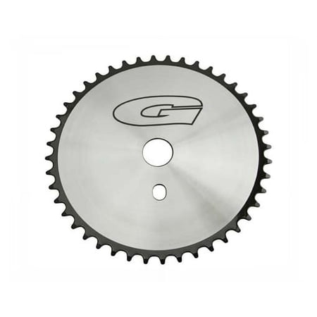 Alta Steel Sprocket Black & Steel Bicycle Chrome 44T Chainring (1/2 X 1/8)  (G Style) price history on PriceWatchPro