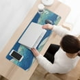 thumbnail image 3 of "Extended Large Mouse Pad with Japanese Blue & White Wave Design - Ideal for Gaming, 31.5 X 11.8", 3 of 7
