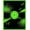 Black Green, Pattern 4, variant on Design&I 6'x9' Washable Area Rug Sleek Flatweave Pet Friendly Record Spiral Cd Grooves Abstract Typography Motif Round Vinyl for Queen Size Bedroom, Under Bed