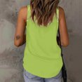 thumbnail image 4 of Xdegoge s In All Departments Tank Tops for Women Sleeveless Lace Tee Shirts V Neck Summer Tops Fashion Tunic Shirts Loose Fit Dressy Casual Blouses Y2K Going Out Tops Camisetas De Mujer, 4 of 7