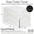 thumbnail image 5 of Sweet Jojo Designs Boho Fringe Dog Crate Kennel Cover 36in., 5 of 6