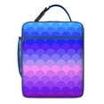 thumbnail image 5 of Starry Night Insulated Lunch Bag Box Student Reusable Lunch Tote Bag with Side Pocket Cooler Tote Bag Office Beach, 5 of 6