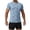 Navy, variant on Men's Camo Print Athletic T-Shirt, Quick Dry Short Sleeve Workout Top, Slim Fit Breathable Gym Running Shirt, M-3XL