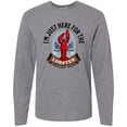 thumbnail image 3 of Inktastic Portland Maine Funny Lobster Lover Long Sleeve T-Shirt, 3 of 5