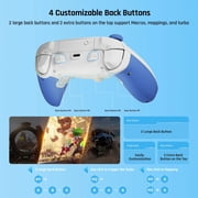 BIGBIG WON Rainbow 2 SE Bluetooth Wireless Controller with Motion Control Aim, Hall Effect Triggers for Switch, PC, Android and iOS - Pink