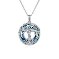 thumbnail image 1 of Collar Fryneauy Tree of Life de plata de ley 925 con cristal, 1 of 6
