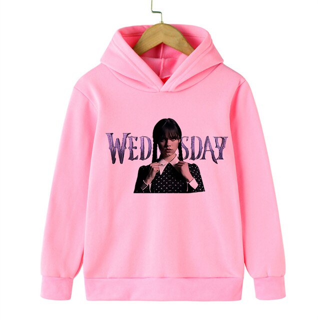 Sweater 90s Wednesday addams hoodie kids i hate people cartoon clothes boy  girl boy nevermore gym hoody baby top | Walmart Canada