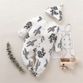 thumbnail image 5 of Tbopshirt Baby Girl Clothes,Baby Jumpsuit Romper,Newborn Infant Baby Boy Girl Floral Romper Jumpsuit Sleepwear Hat Outfits Set,Baby Winter Clothes,Baby Girls Bodysuits,Gifts for Toddler Boys Girls, 5 of 8