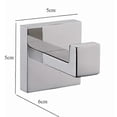 thumbnail image 4 of SUS304 Stainless Steel Wall Mounted Towel Rack, Towel Rack Holder for Bathroom and Kitchen Chrome Towel Hook, 4 of 4