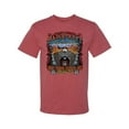 thumbnail image 2 of Wild Bobby, Main Street of America Route 66 Bike Motorcycle Cars and Trucks Men's Graphic T-Shirt, Vintage Heather Red, X-Large, 2 of 3