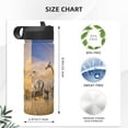 thumbnail image 4 of Sikiie Vintage Wildlife Protection Print 18OZ Insulated Straw Cup, Portable Leak-proof Sports Water Bottle, Stainless Steel Water Cup Suitable for Home and Outdoor, 4 of 8