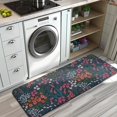 thumbnail image 3 of Pioneer Flower Floral Print Pattern Kitchen Rug Mat,Kitchen Runner Rugs Non Skid Washable,Decorative Kitchen Floor Mats for Kitchen,Sink,Laundry,17"x47.2", 3 of 7