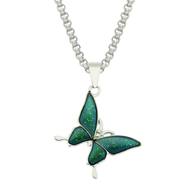 Joyas - Collar de acero inoxidable sensible a la temperatura Collar que cambia de color Colgantes y collares