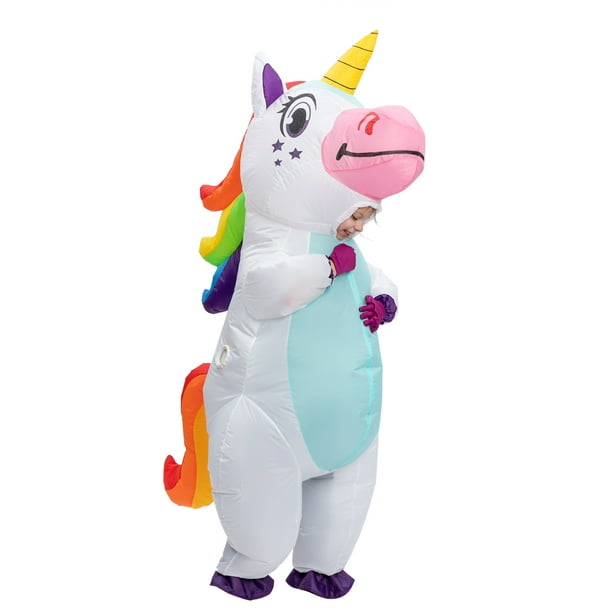 Spooktacular Creations White Unicorn Full Body Inflatable Child ...