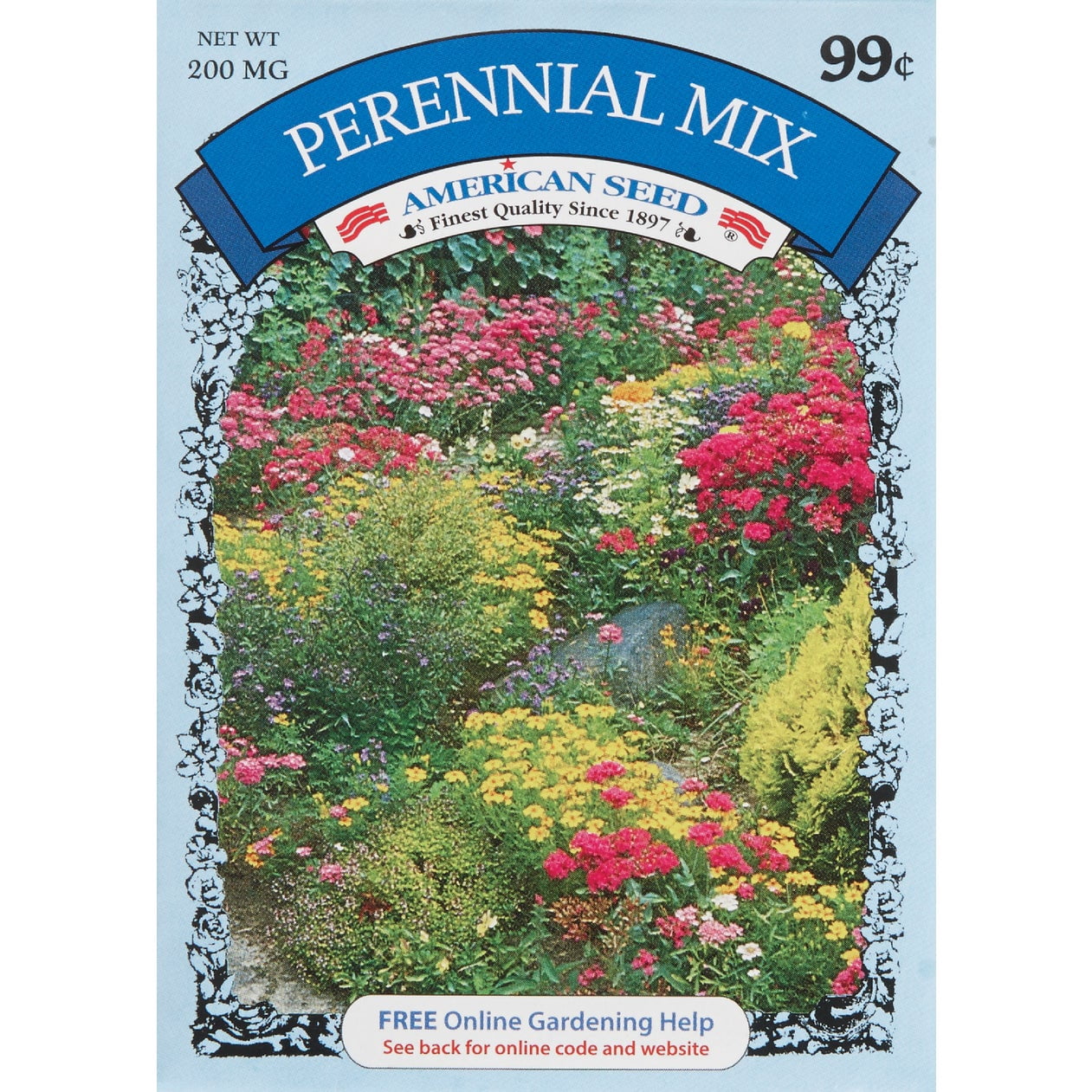 American Seed Garden Seed Display, 1000 Count, Assorted Seeds, Vegetable, Herb Seed Packets