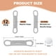 thumbnail image 2 of Uxcell 12Pcs Soporte Magnético para Lápices, Soporte de Lápiz Magnético de Silicona para Refrigerador, Pizarra, Escritorio, Clipboard, Gris, 2 of 6