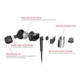thumbnail image 5 of Phiaton PS 202 NC Wired Active Noise Cancelling Earbuds with Mic - Compact Design, Inline Remote, 3.5mm Headphone Jack. Travel, Airplanes and Train, 5 of 7