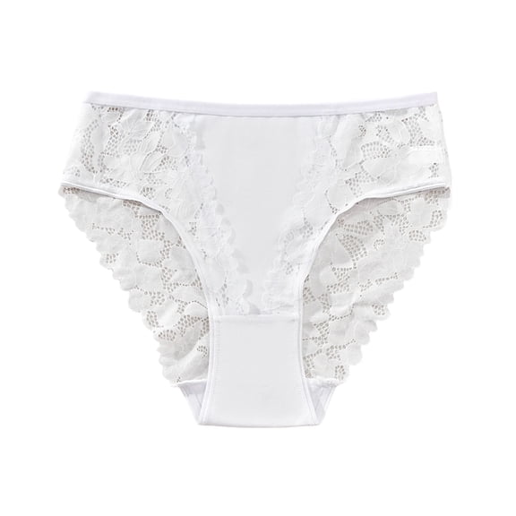 Fengactive Womens Plus Size High Rise Seamless Briefs Floral Lace s Breathable Underwear for Women