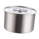 thumbnail image 2 of Organizador de tapa de tazón grande de acero inoxidable para mezclar y almacenar aceite para cocina, 2 of 9