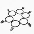 thumbnail image 3 of VEGCOO 35 Pcs Metal Curtain Clips Hooks, Black Shower Curtain Rings , Curtain Clips with Rings for Curtain Rods No Drilling, Shower Curtain Clips, for Living Room/Kitchen/Bedroom/Office Use(1.5In), 3 of 6