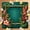 Color 3, variant on Mahjong Mat 31.5" x 31.5" Ornamental Crane Floral Frame Blue Orange Birds Decorative Asian Non-Slip Noise Reduction American Mahjong Tiles Table Cover for Dominoes Poker Card Board Games Gift