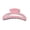 Pink, variant on SmartBy Hair Claw Contrast Color Hollow Design Back Head Shower Clip Anti-slip Medium Size Shark Hair Claw Versatile Hair Accessory