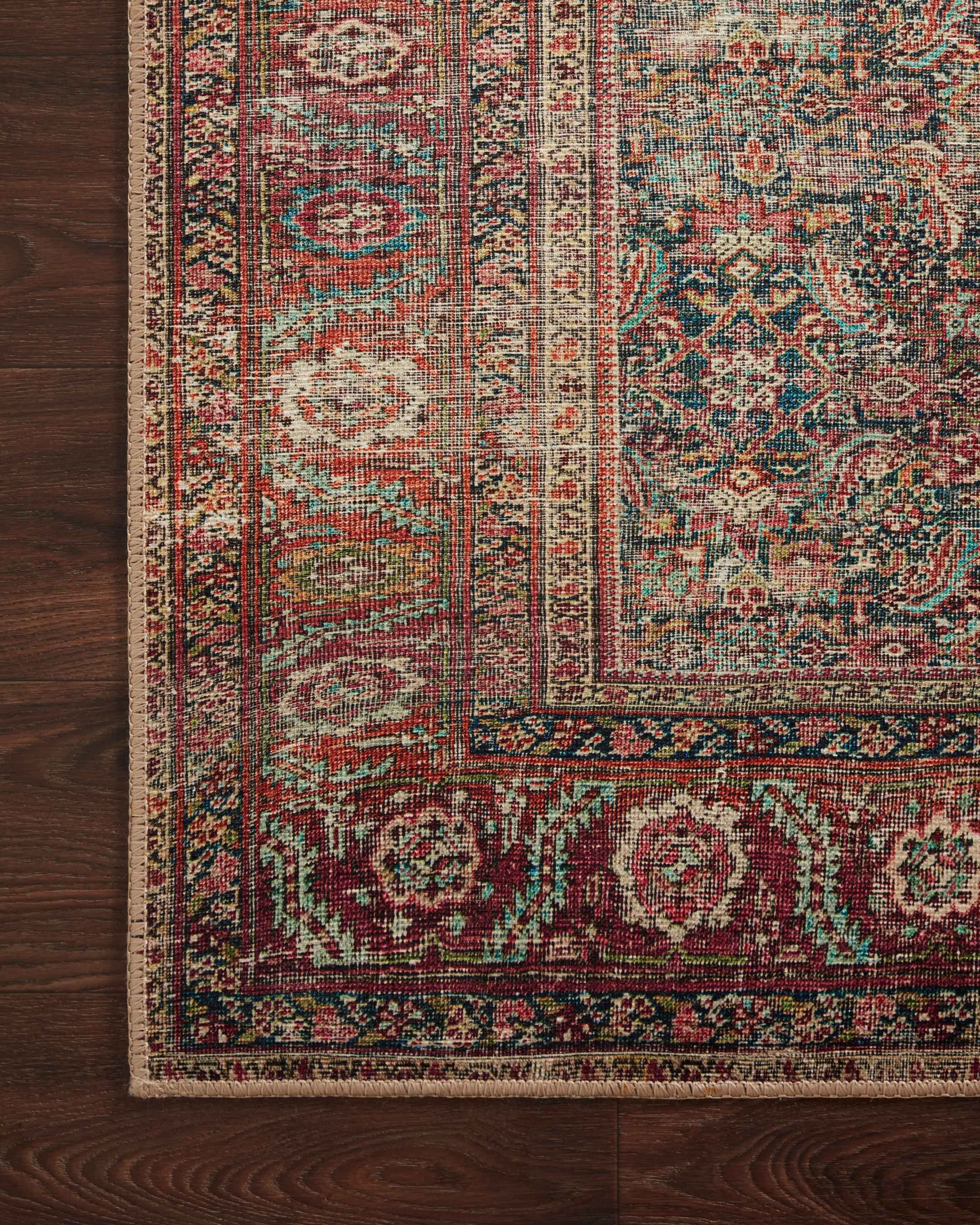 Loloi Wynter Onyx / Multi 5'-0" x 7'-6" Area Rug